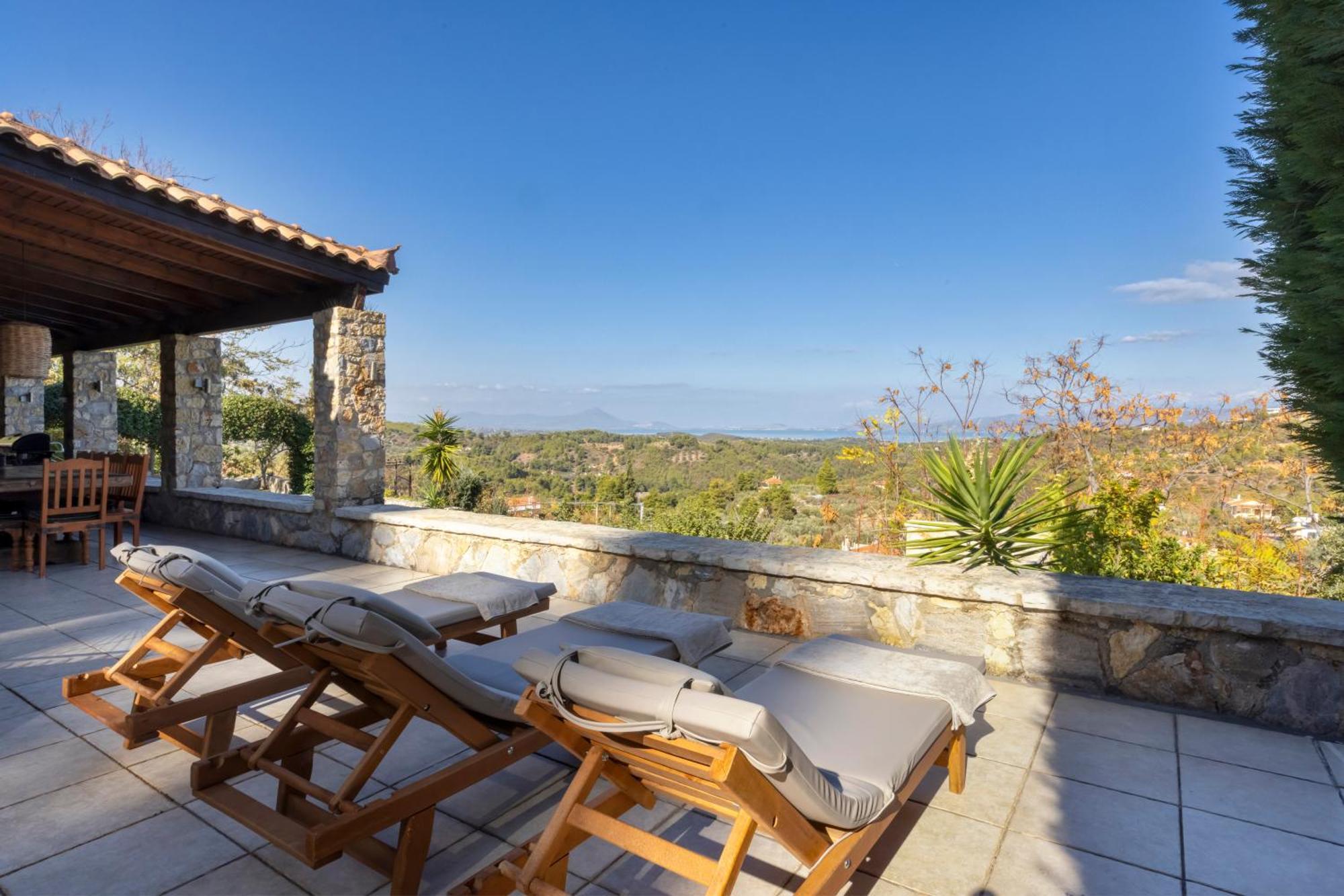 Villa Marrone Splendid Seaview Markopoulon Oropou Ngoại thất bức ảnh