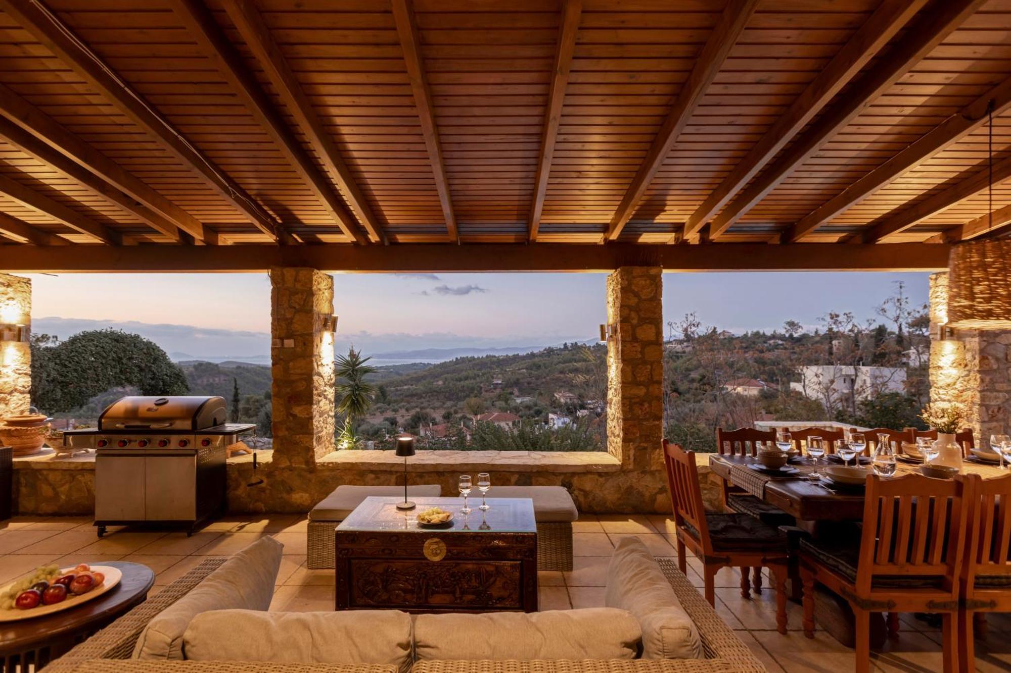 Villa Marrone Splendid Seaview Markopoulon Oropou Ngoại thất bức ảnh