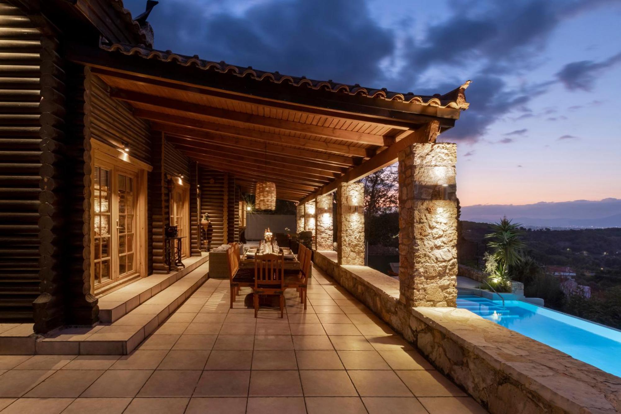 Villa Marrone Splendid Seaview Markopoulon Oropou Ngoại thất bức ảnh