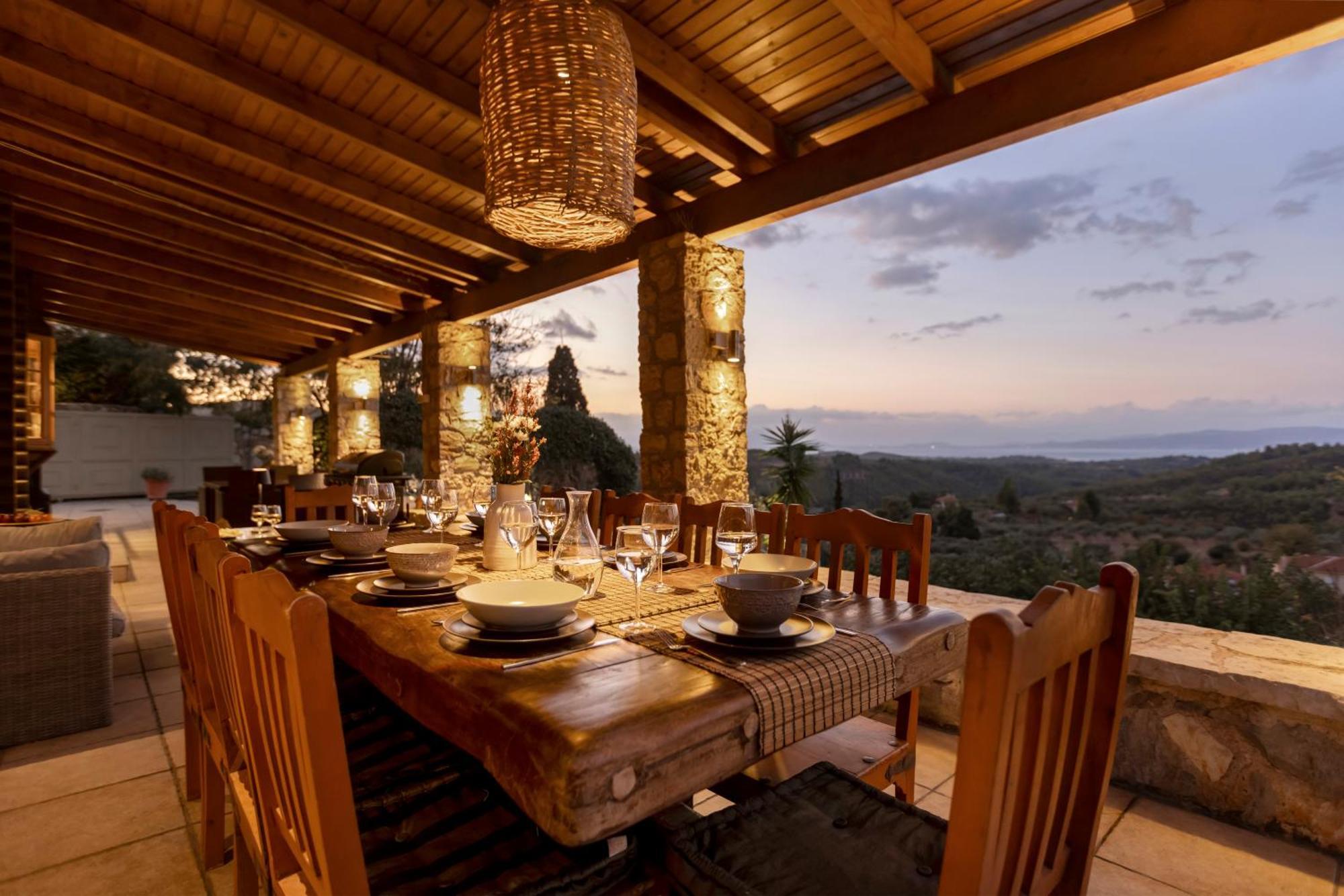Villa Marrone Splendid Seaview Markopoulon Oropou Ngoại thất bức ảnh